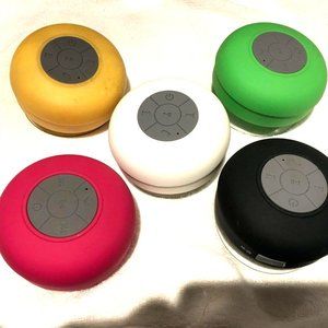 Bluetooth Speaker Waterproof Speaker With Suction Cup & Speaker Phone LOT OF 5